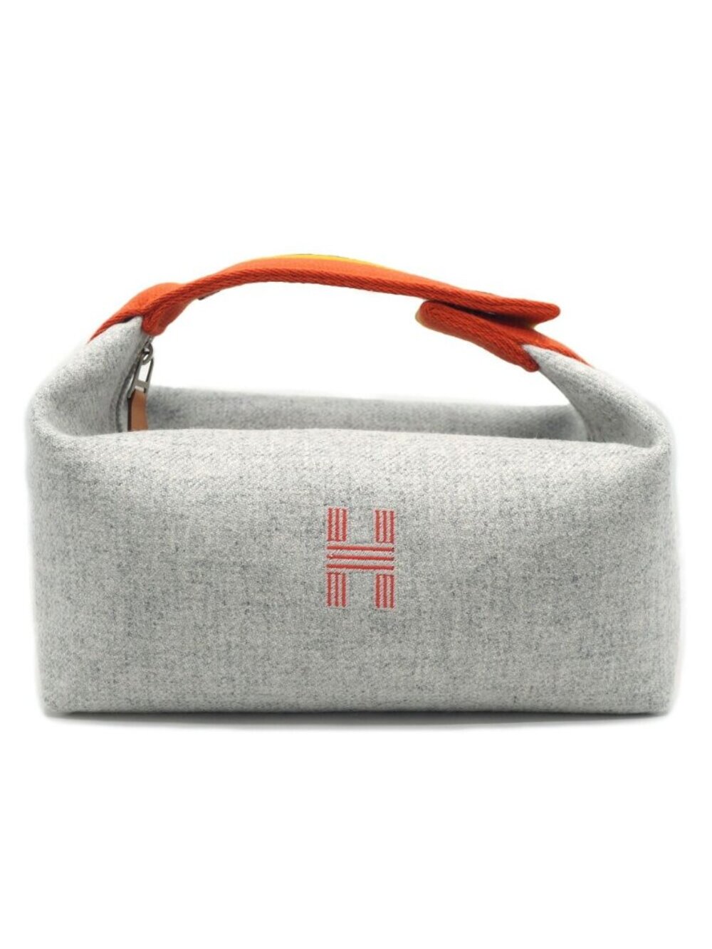 Hermes Brid-a-brac GM Gray Handbag Pouch